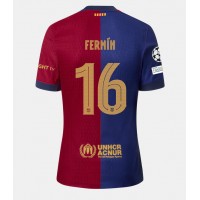 Barcelona Fermin Lopez #16 Fußballbekleidung Heimtrikot 2024-25 Kurzarm